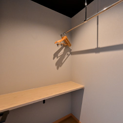 広々と使えるクローゼット